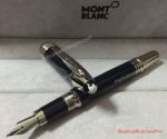 Copy Mont blanc Pens JFK Fountain Pen Black & Sliver Clip Buy Montblanc Pens Online
